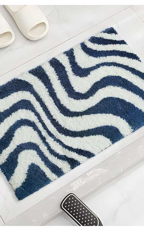 AIESY® Beautiful Microfiber Non Slip Bath Mat for Bathroom