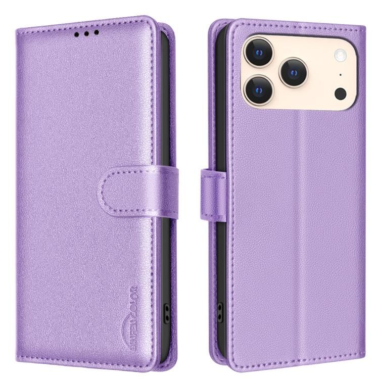 For iPhone 18 Pro Max / iPhone 17 Pro Max Litchi Texture RFID Anti-theft Leather Phone Case