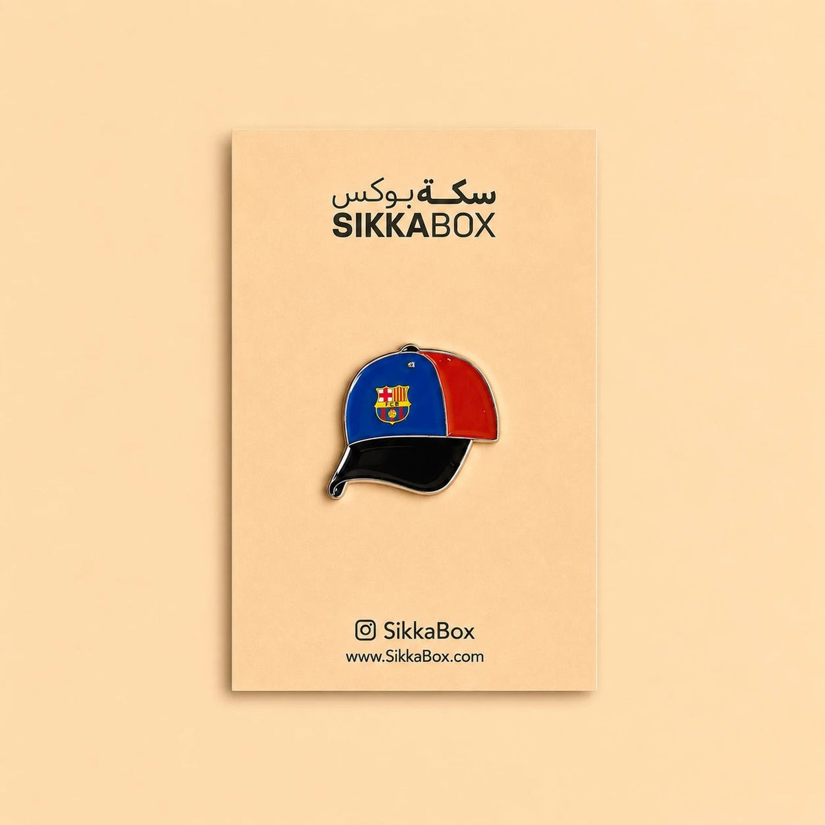 FC Barcelona Cap Metal Sticker