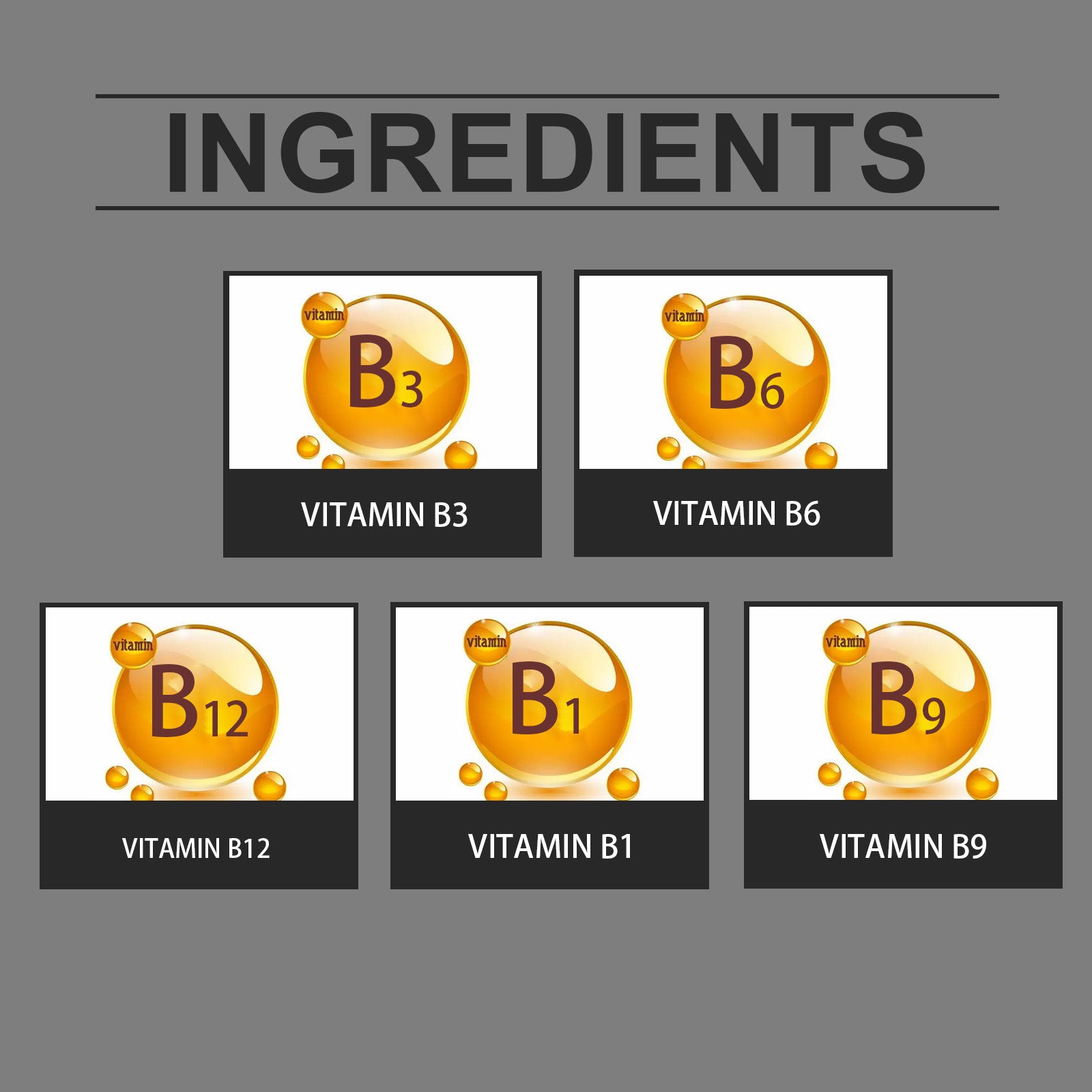 Boost Energy and Brain Health with Vitamin B Drops, Daily Essential Nutrients for Body Care ,60ml