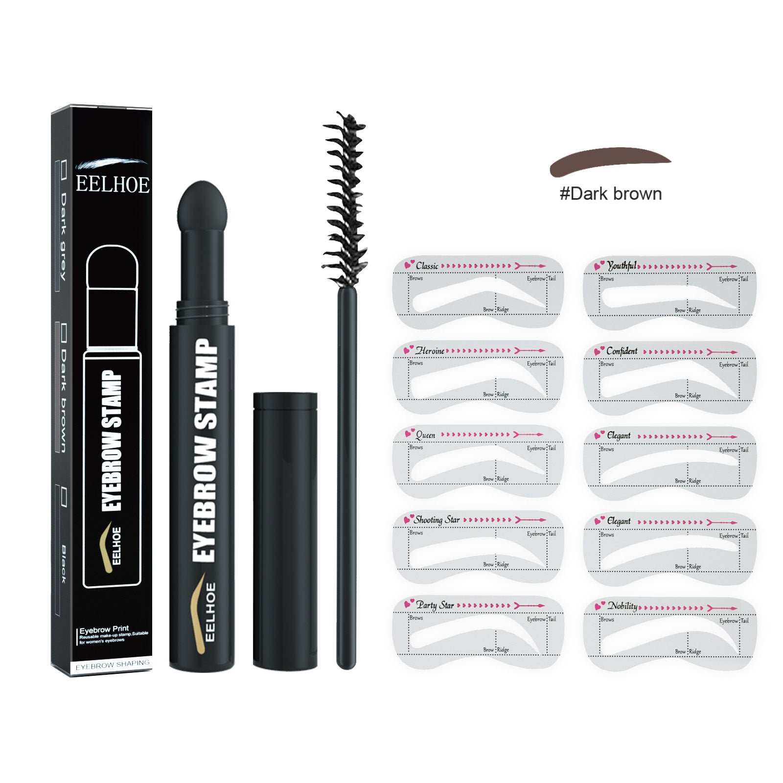 Brow Print Eyebrow Pencil Kit, Natural Hairline, Waterproof, Easy Makeup, Perfect Brows ,3g