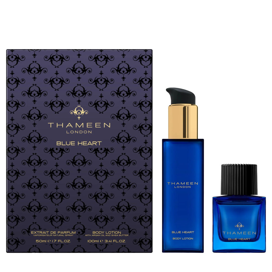 Blue Heart Body Lotion Gift Set