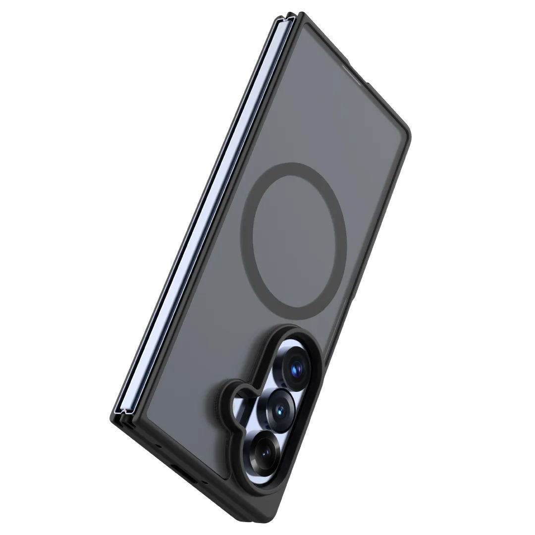 Blupebble Samsung Galaxy Fold 8 Ultra Hybrid Matte Case, Black