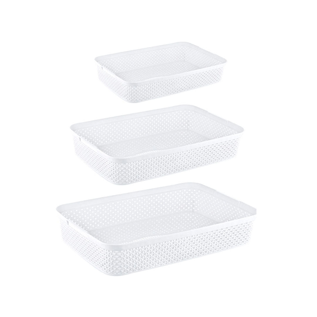 Hobbylife 3-Piece Diamond Organizer Basket Set