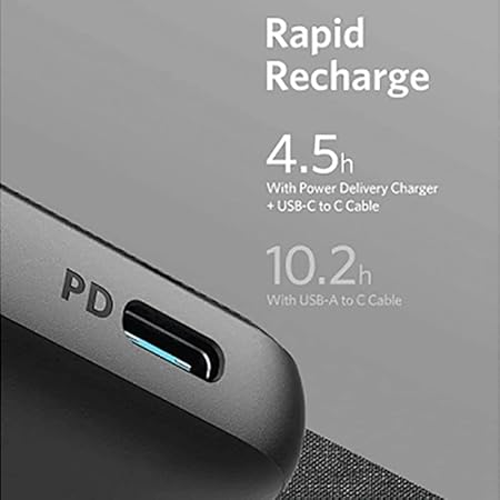 Anker PowerCore III Sense 10000mAh PD 20W Power Bank, Fabric Black