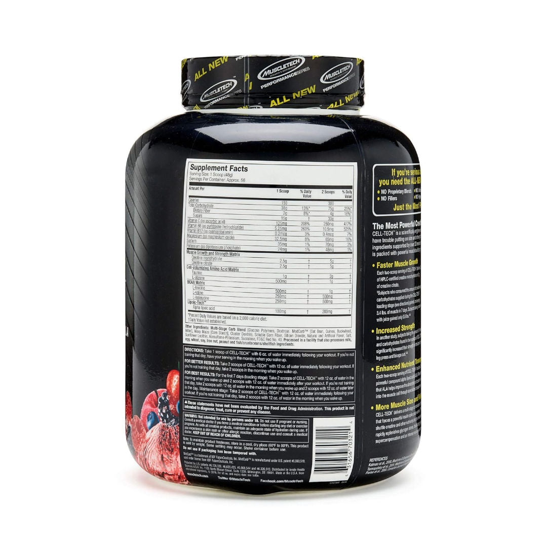 Muscletech Cell Tech Performance Series Creatine 2.72 kg, Fruit Punch