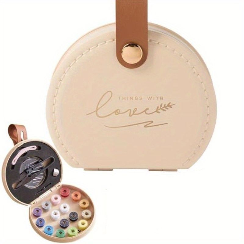 Mini Sewing Kit Portable DIY Sewing Supplies Set For Adults Traveler Beginner