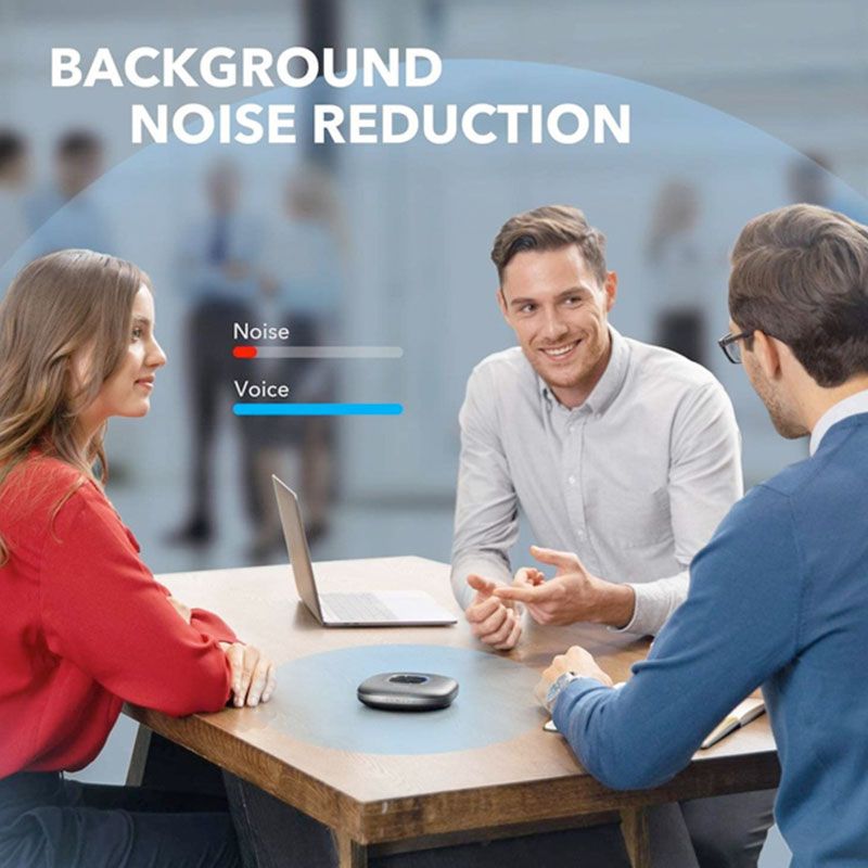 Anker PowerConf Bluetooth Speakerphone, Black