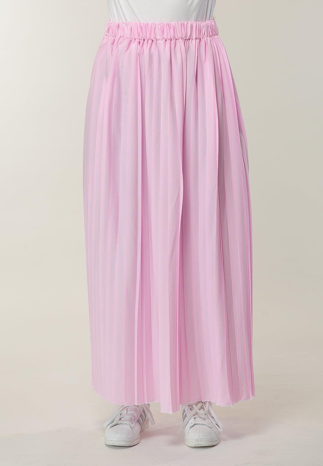 MOiSTREET Pink Pleated Skirt