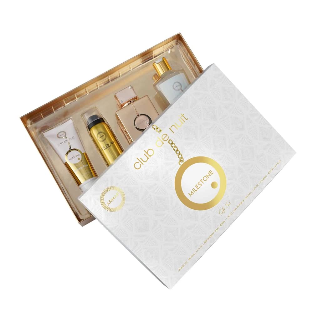 Armaf Milestone Gift Set, 4 Piece Set For Men