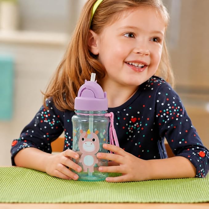 Skip Hop Besties Squad Straw Bottle - Unicorn