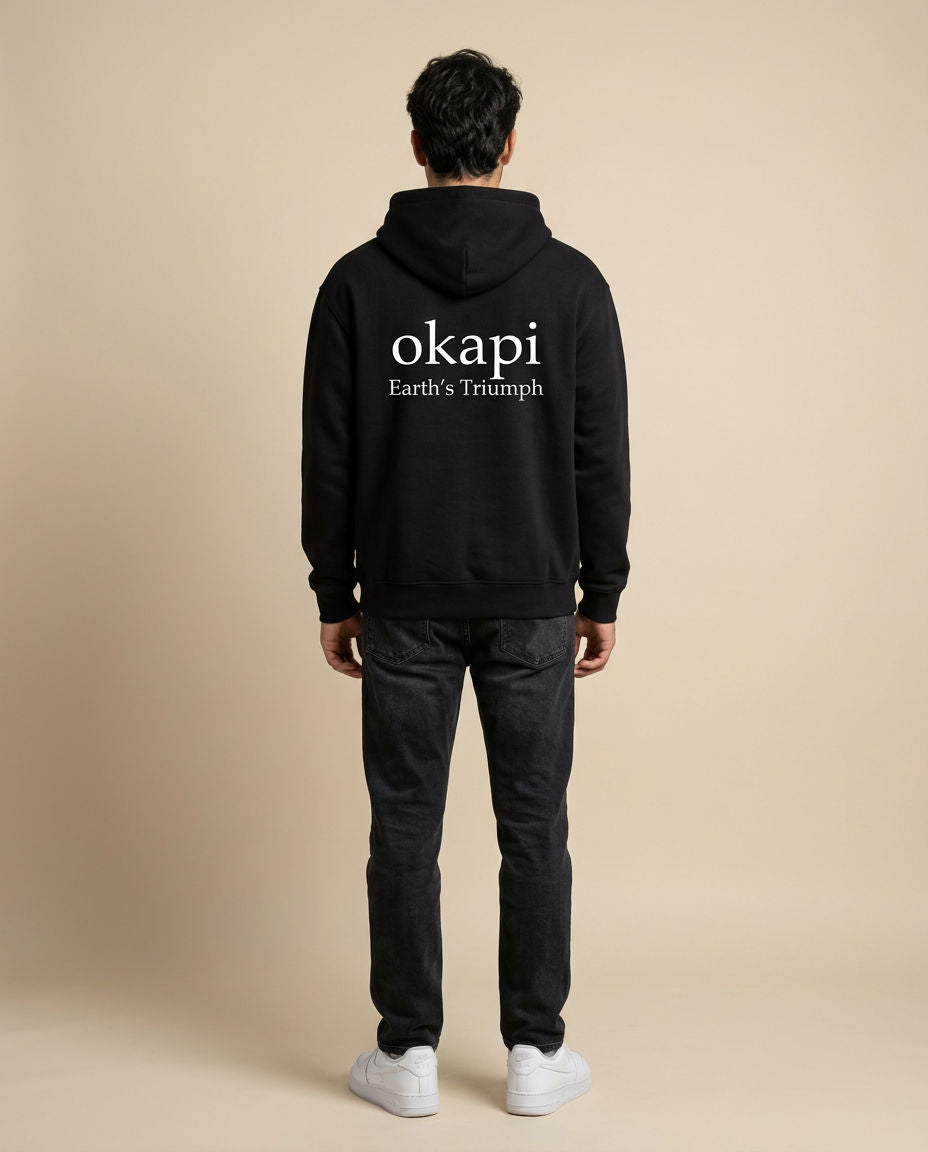 Okapi Black Canopy Hoodie
