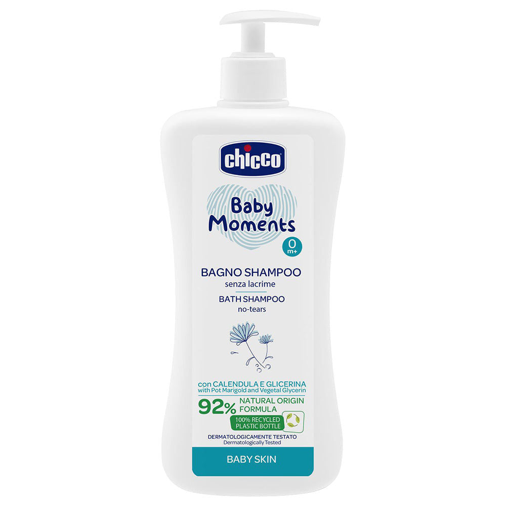 Chicco - Baby Moments Bath Shampoo No-Tears - 500ml