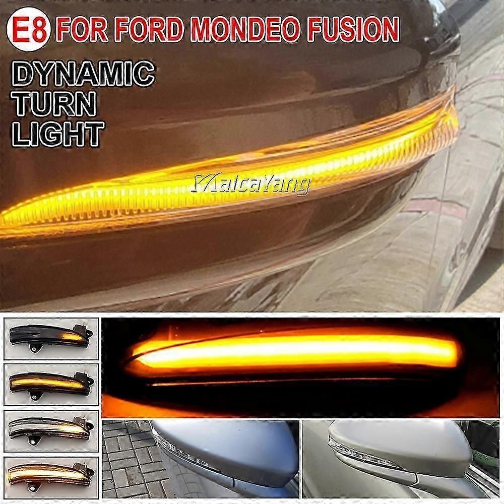 Dynamic LED Turn Signal Lights for Ford Mondeo Fusion Mirror Indicators