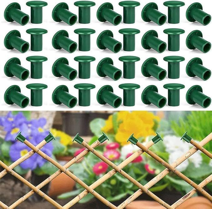 36Pcs Garden Safety Cane Caps Plastic Bamboo Cane Topper Protectors