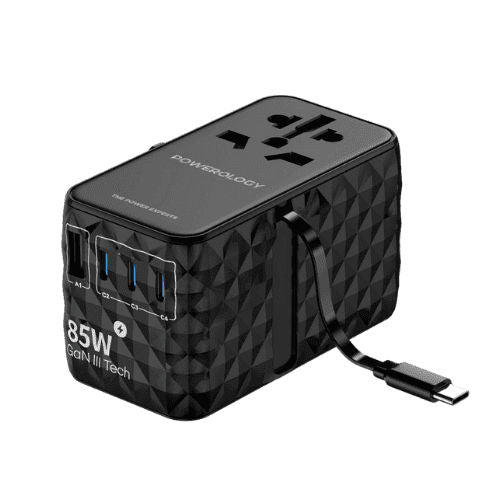 Powerology Universal GaN 85W Super Charger USB-C C