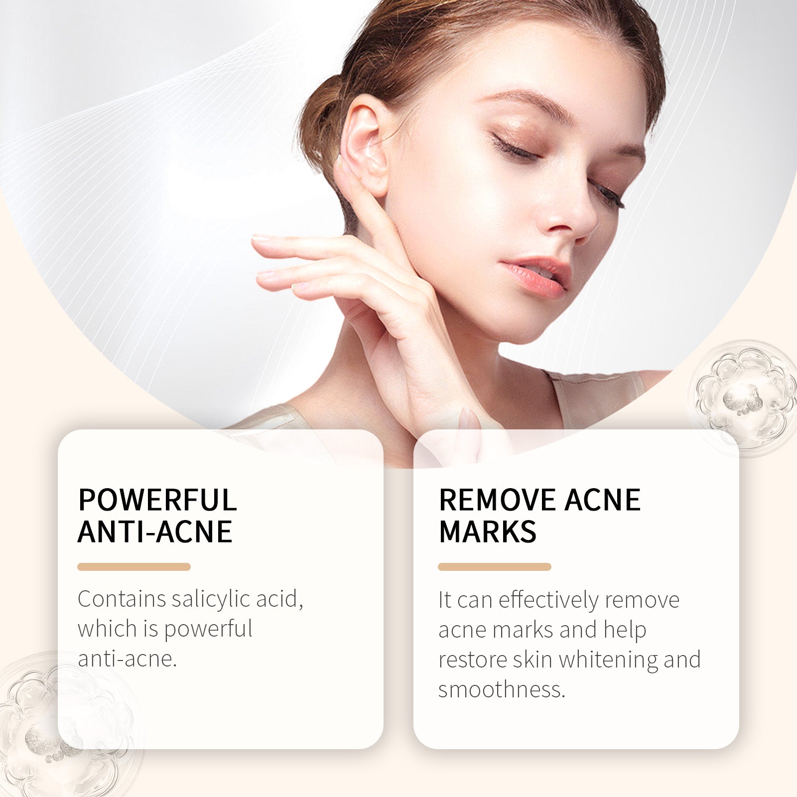 Calendula Acne-Cleansing Cream for Clear, Glowing Skin, Natural Skin Care ,50g