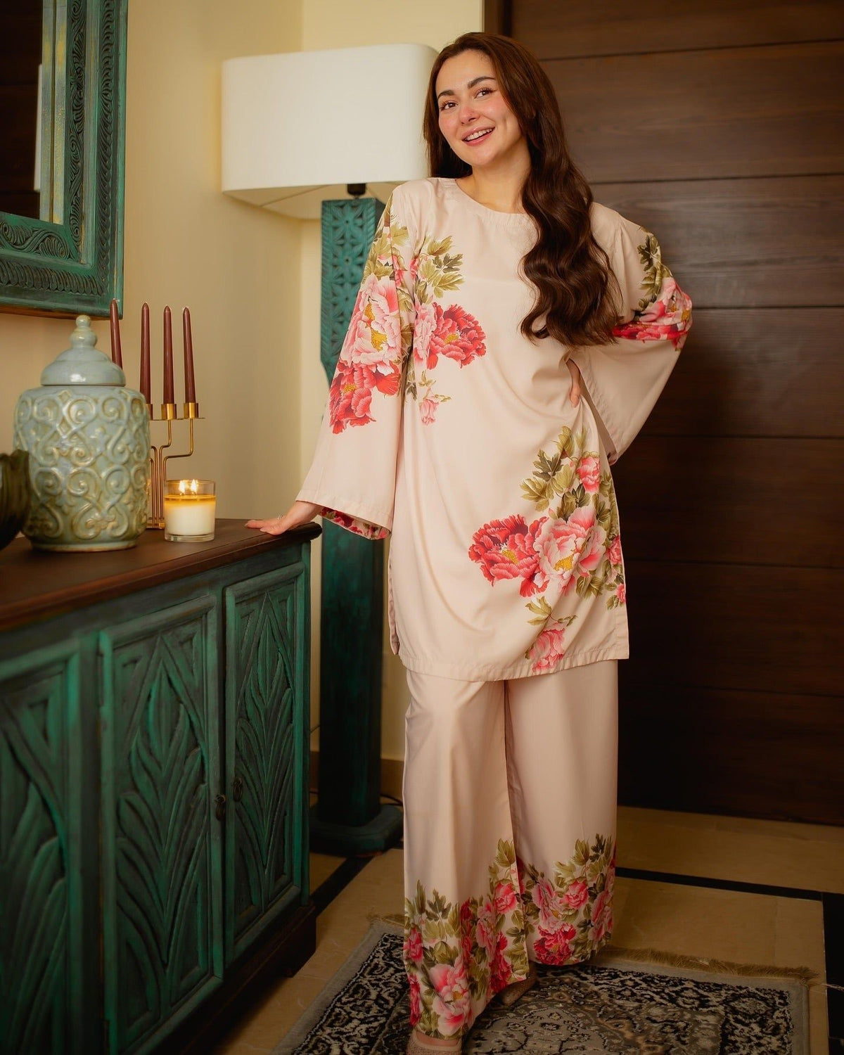 Fab Zone Designer Party Wear Look Top & Plazzo Co-ords Set