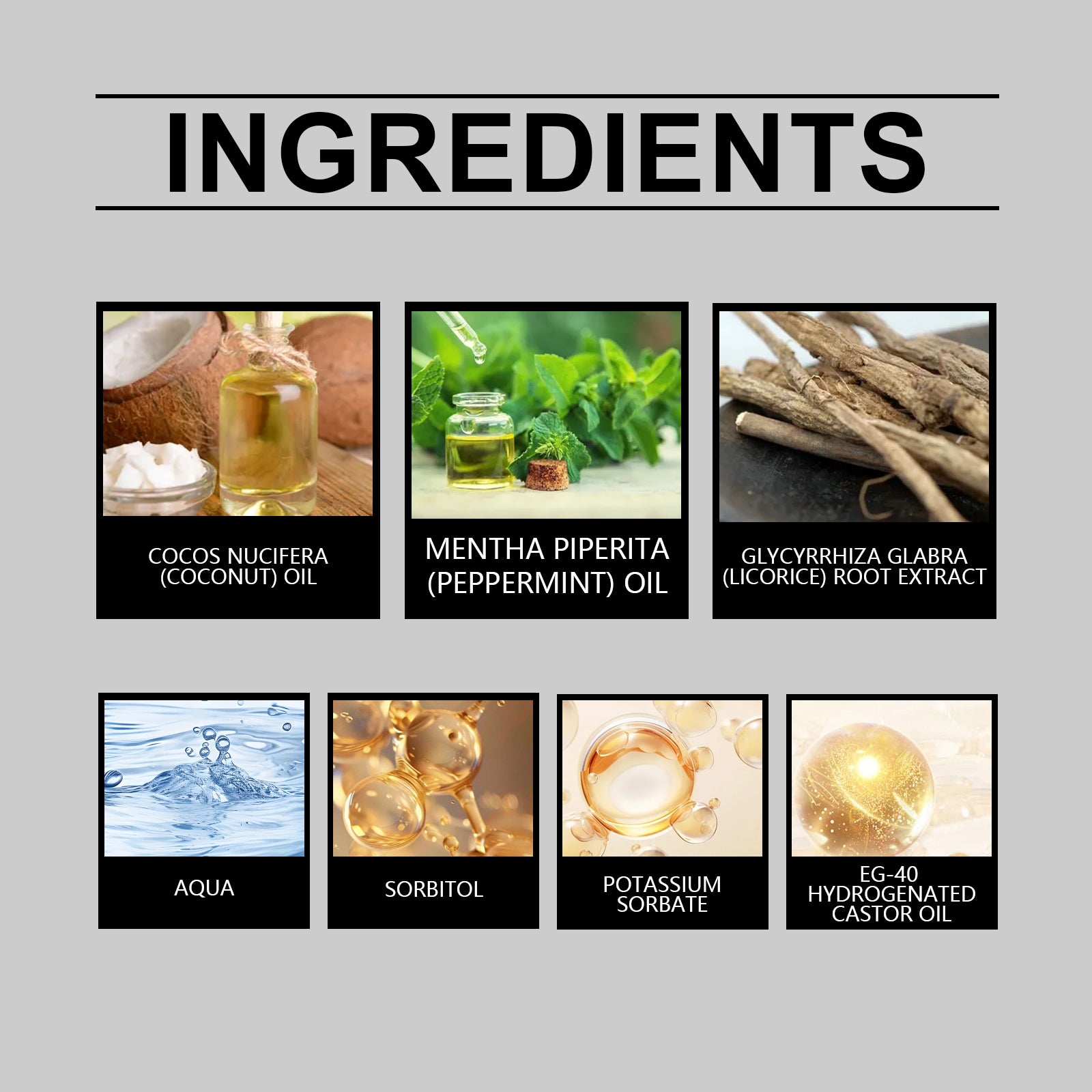 Coconut Mouthwash for Fresh Breath, Whitening, Deodorizing, Oral Hygiene ,114ml