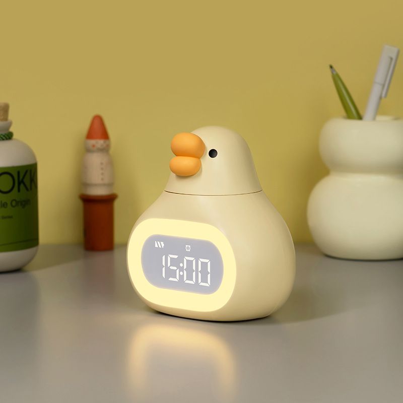 Generic Goose Digital Alarm Clock Sleep Training Alarm Clock Rechargeable Alarm Clock for Kids