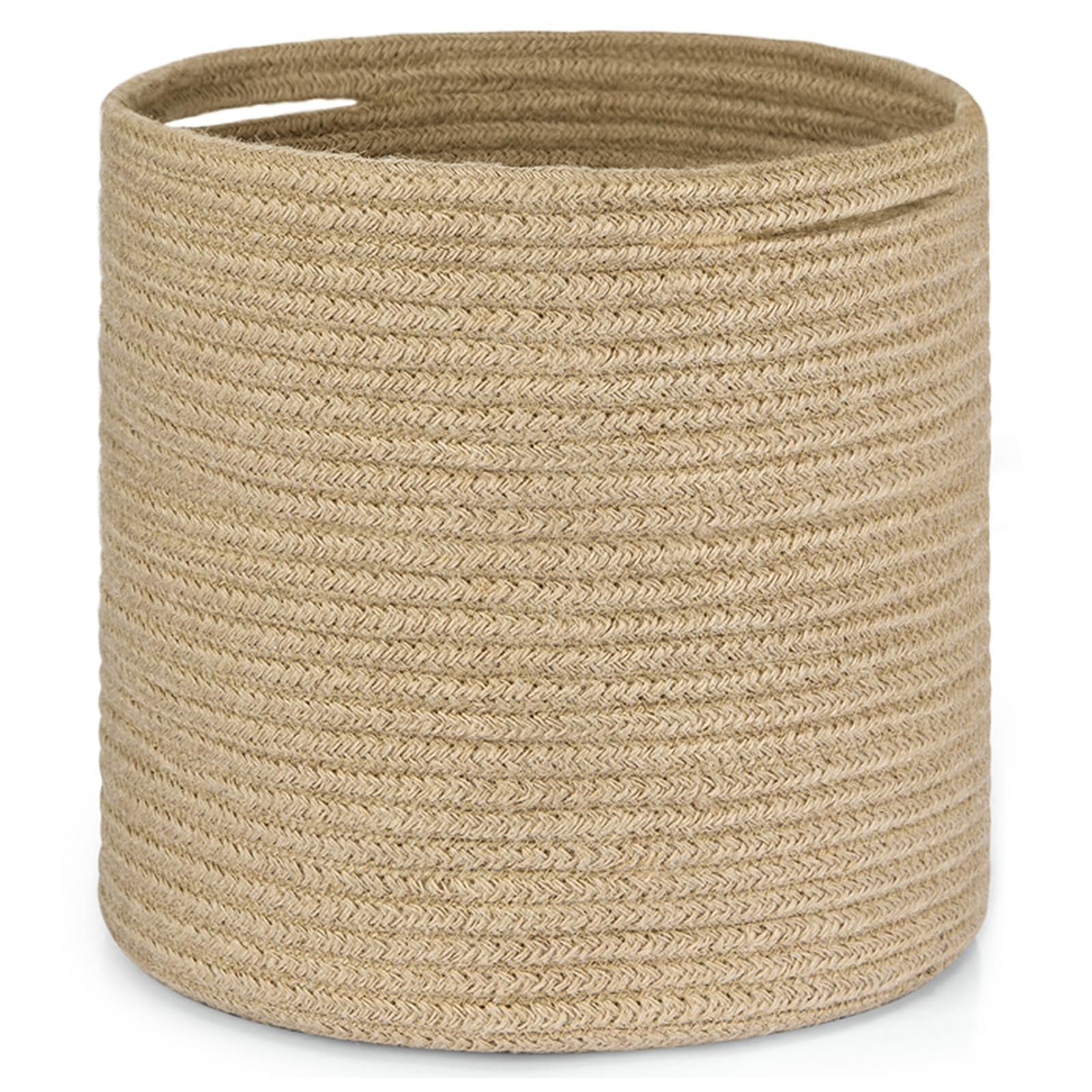 Dahey Small Cotton Rope Woven Coiled Basket for Home