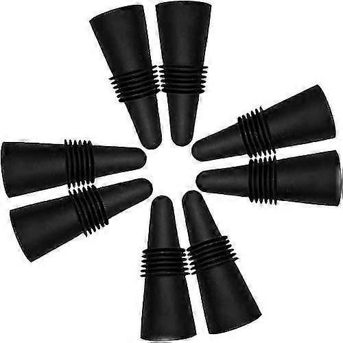 8 Pcs Of Wine Stoppers,reusable Silicone Beverage Bottle Sealer Replacement For Cork To Keep The Wine Fresh
