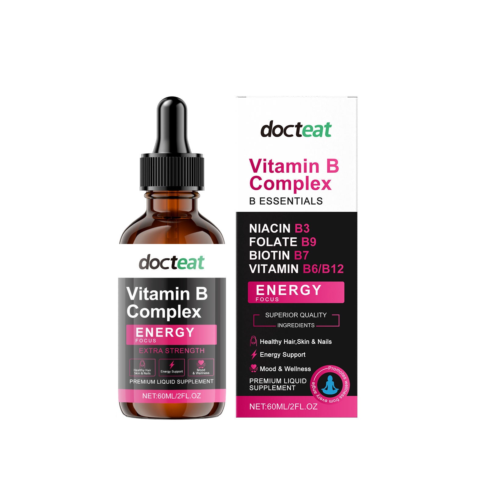 Boost Your Body Care with Vitamin B Complex Drops, Nourishing & Refreshing ,60ml