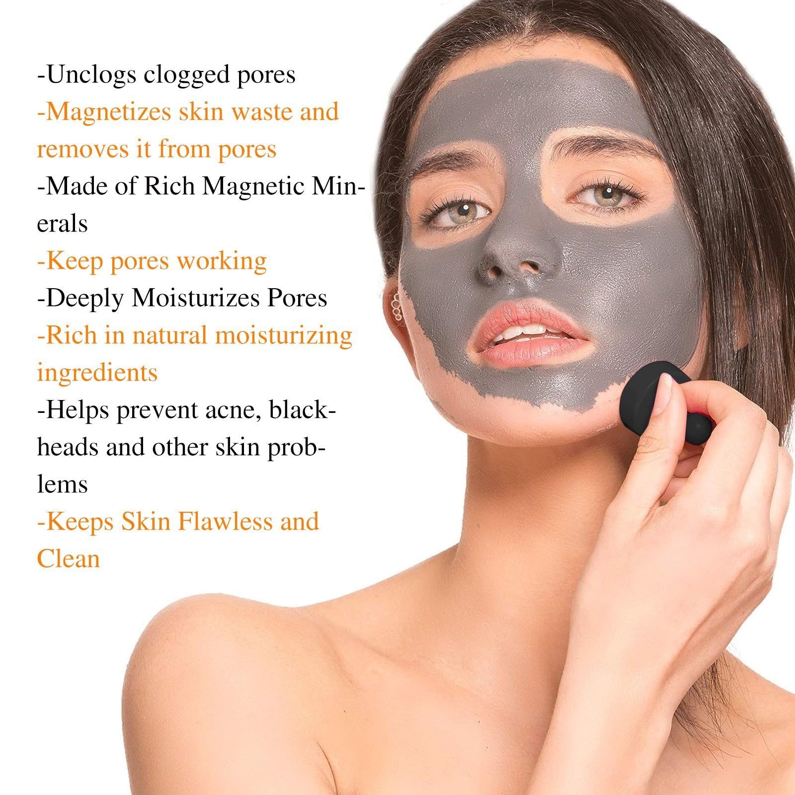 Blackhead Removal Mask, Deep Pore Cleanser, Clear Skin, Oil Control, Pimple Treatment ,50g