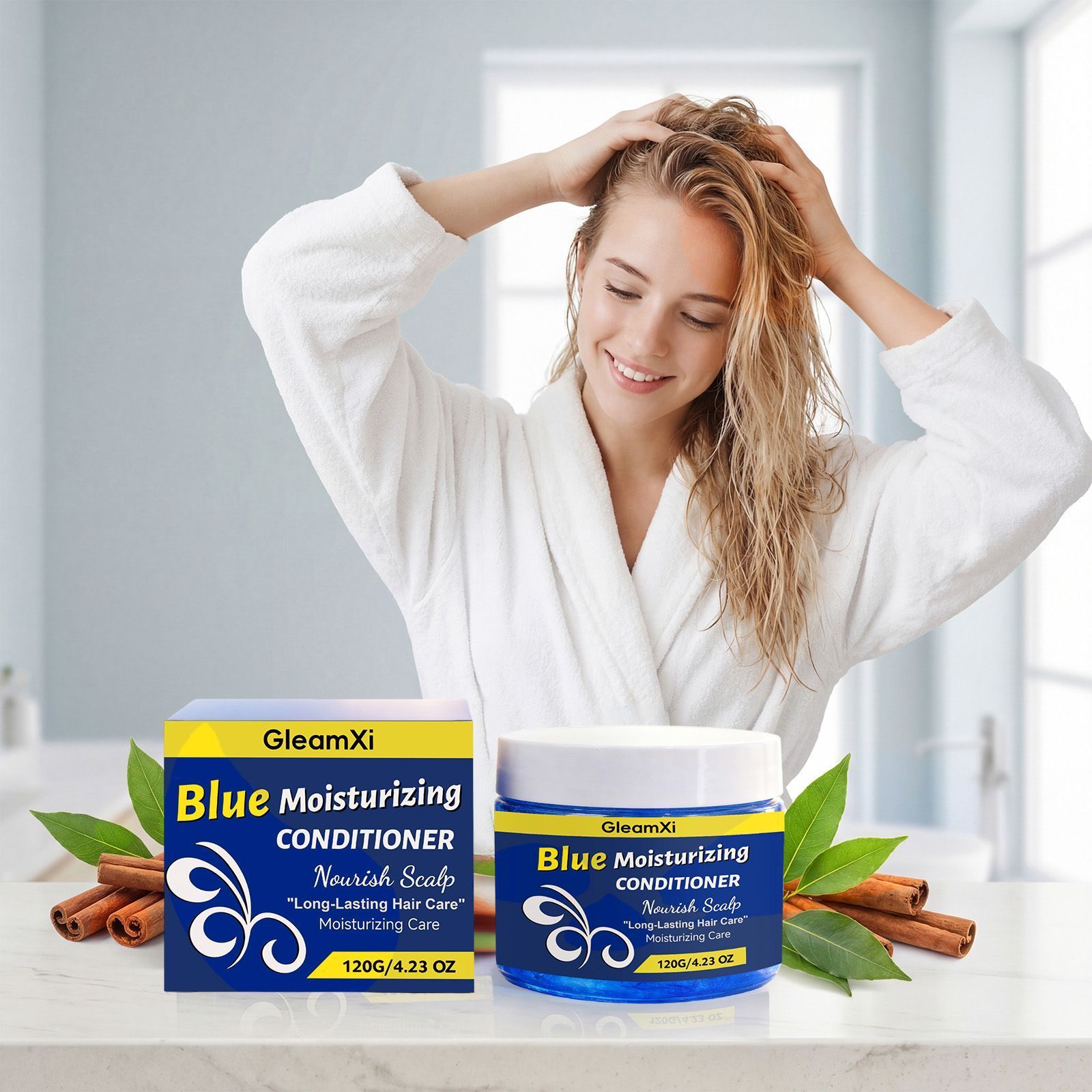 Moisturizing Hair Conditioner for Dry Frizzy Hair 120g