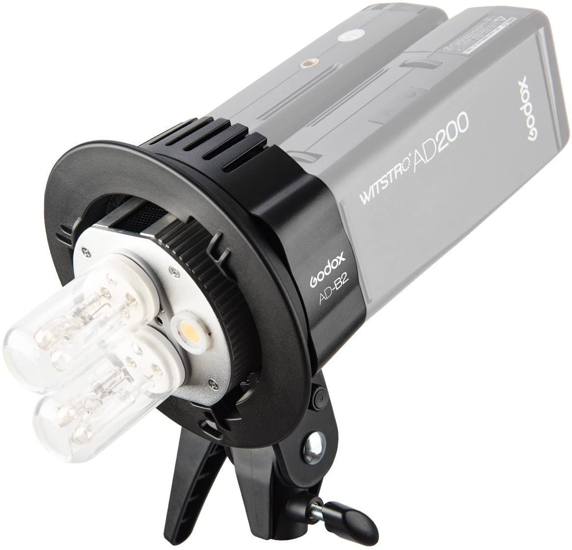 Godox Double Pieces Bowens Head, Double Head Mount To Install 2 Godox AD200 or A