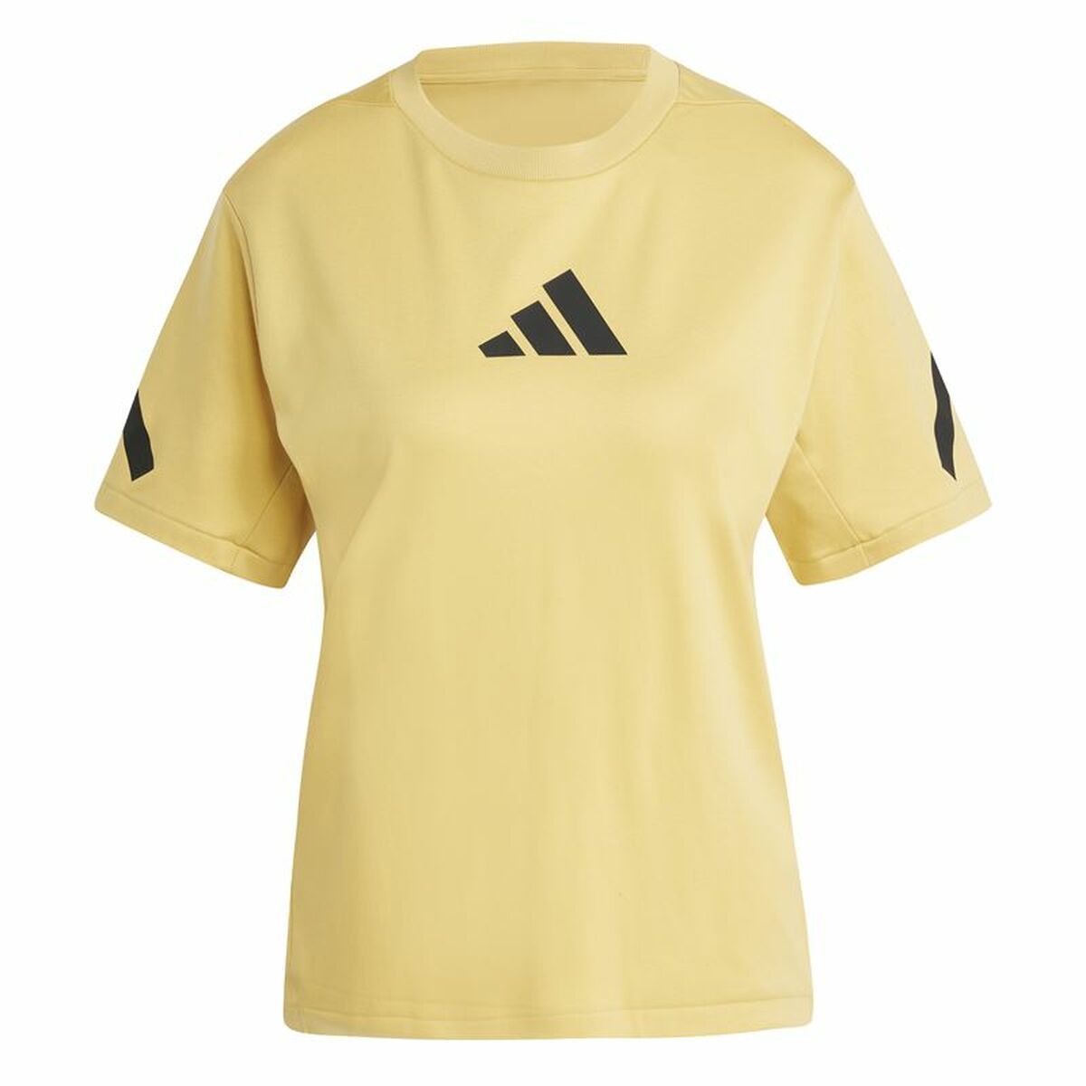 Women’s Short Sleeve T-Shirt Adidas Z.N.E. Yellow