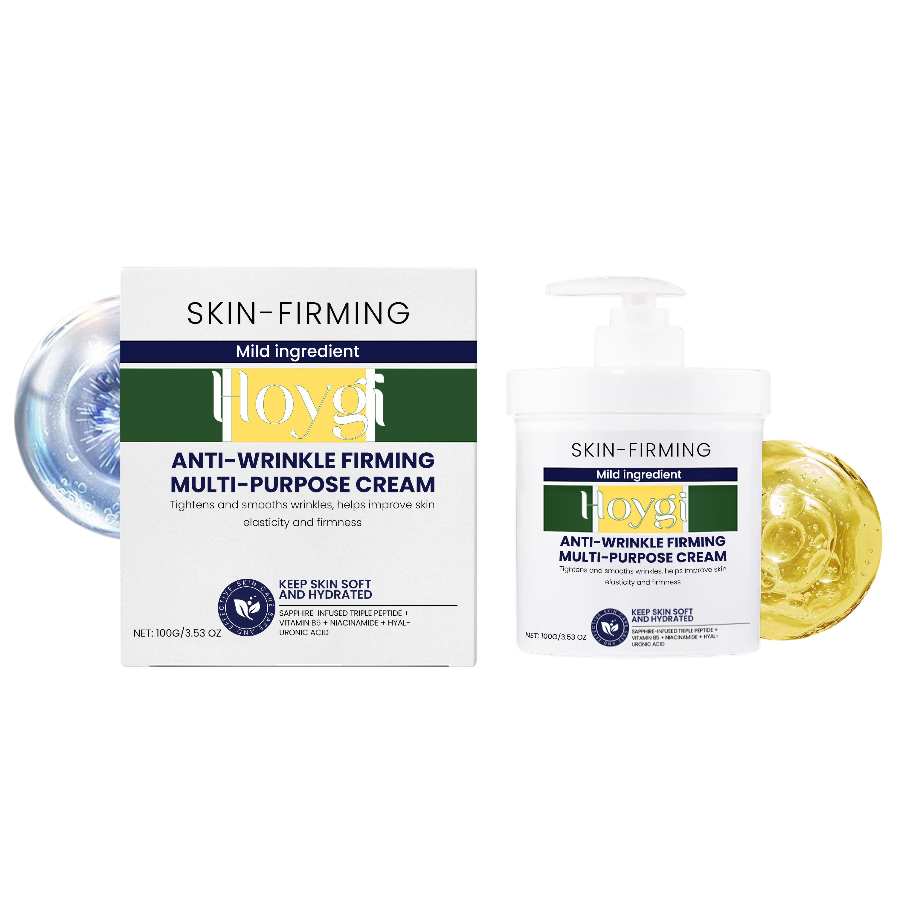 Hydrating and Moisturizing Face Cream, Long-Lasting Hydration, Anti-Aging, Skin Rejuvenation ,100g
