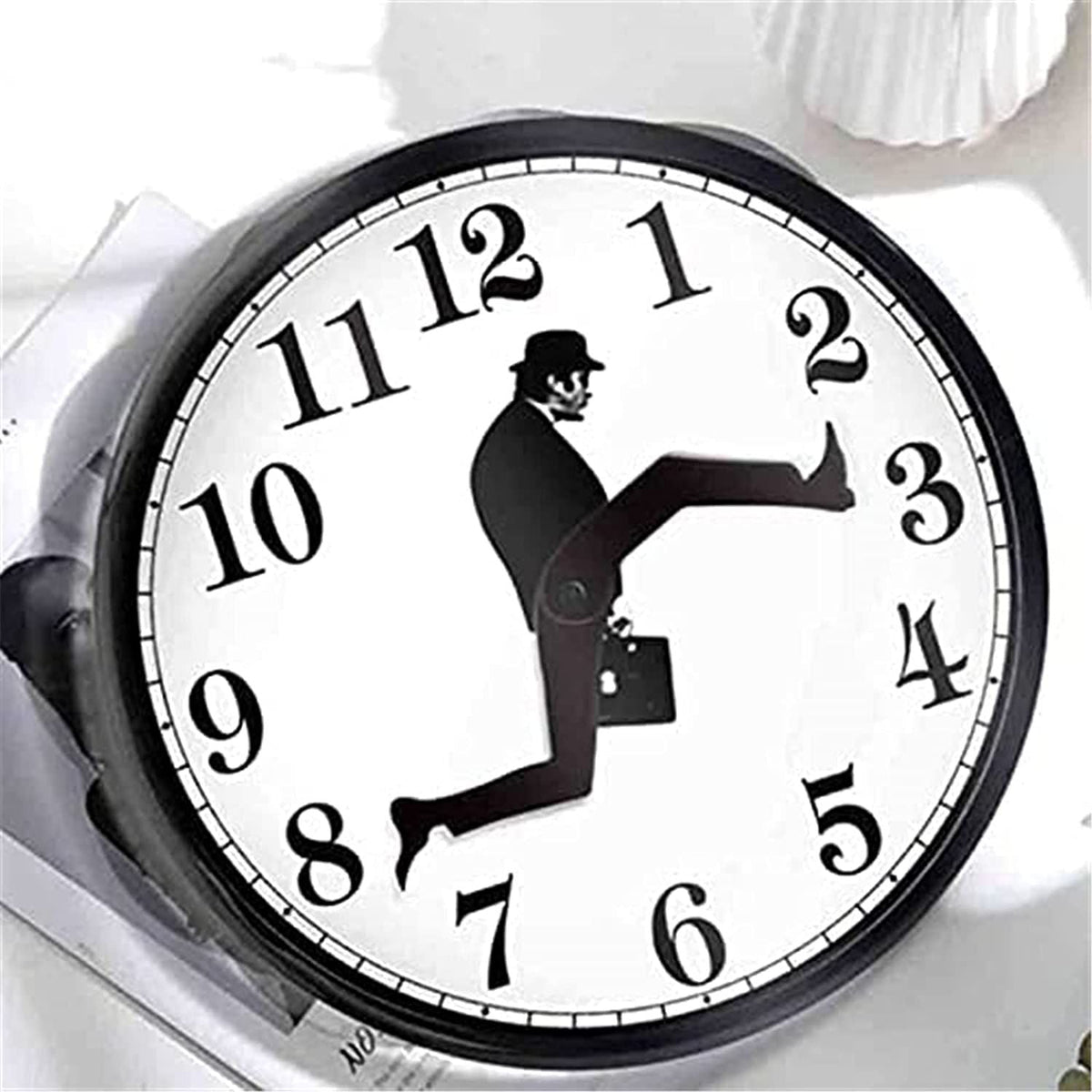 Ministry Of Silly Walks Clock Silent Sweep Seconds Round Clock Comedian Home Decor