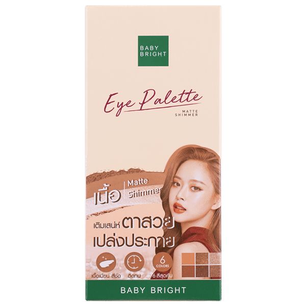 باليت ظلال عيون برونزية بنية 0.7 جرام × 6 ألوان بيبي برايت (M)