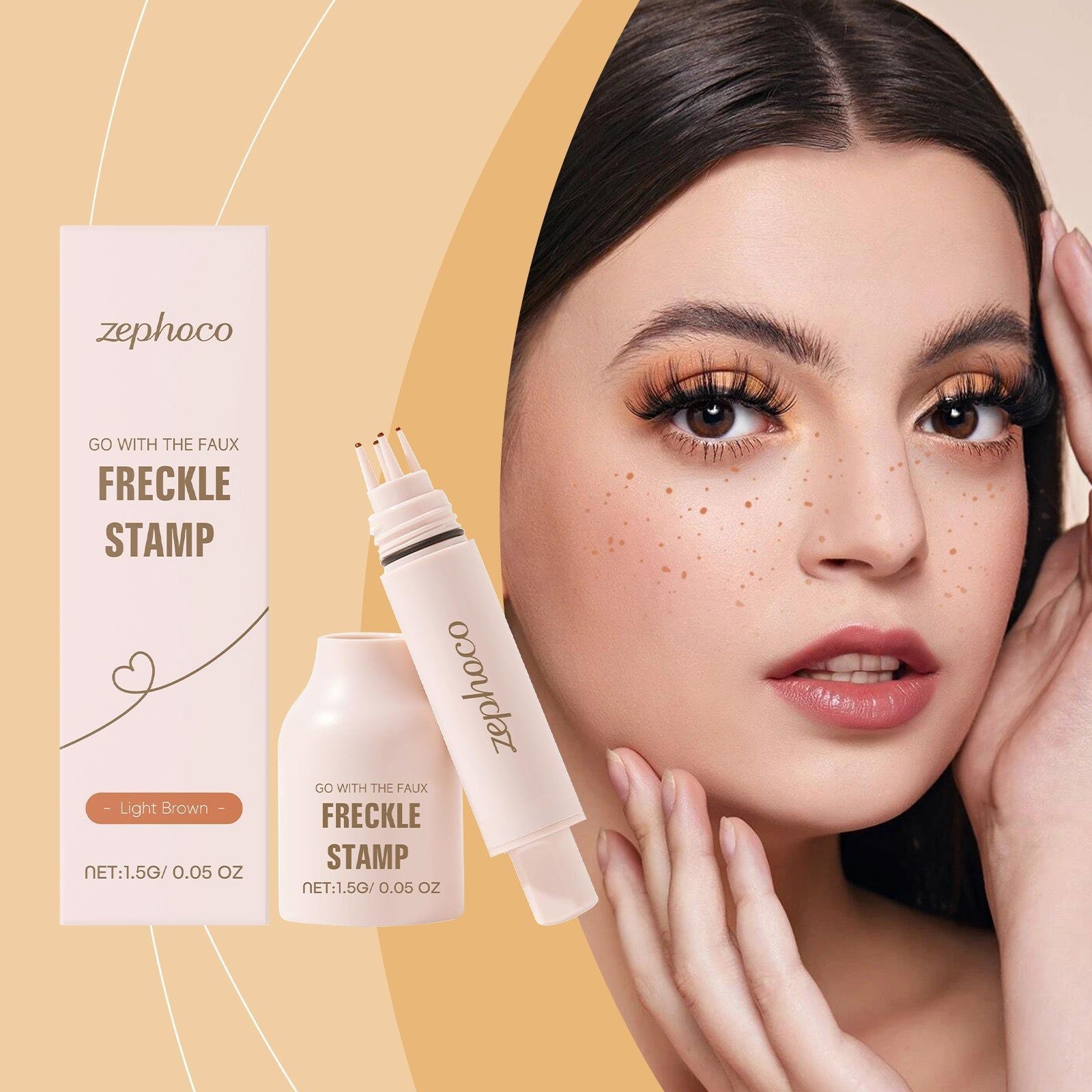 Create Natural Freckle Makeup with Waterproof, Easy-to-Use Freckle Pen ,1.5g