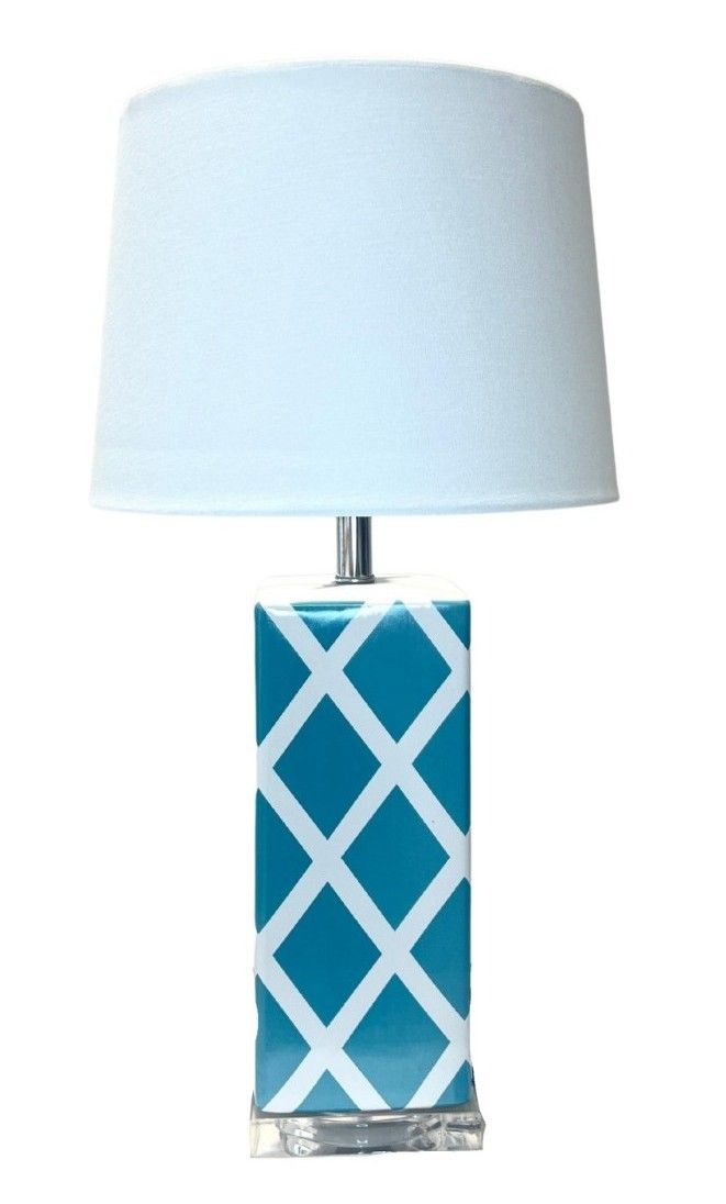Teal Blue Table Lamp #TL0384