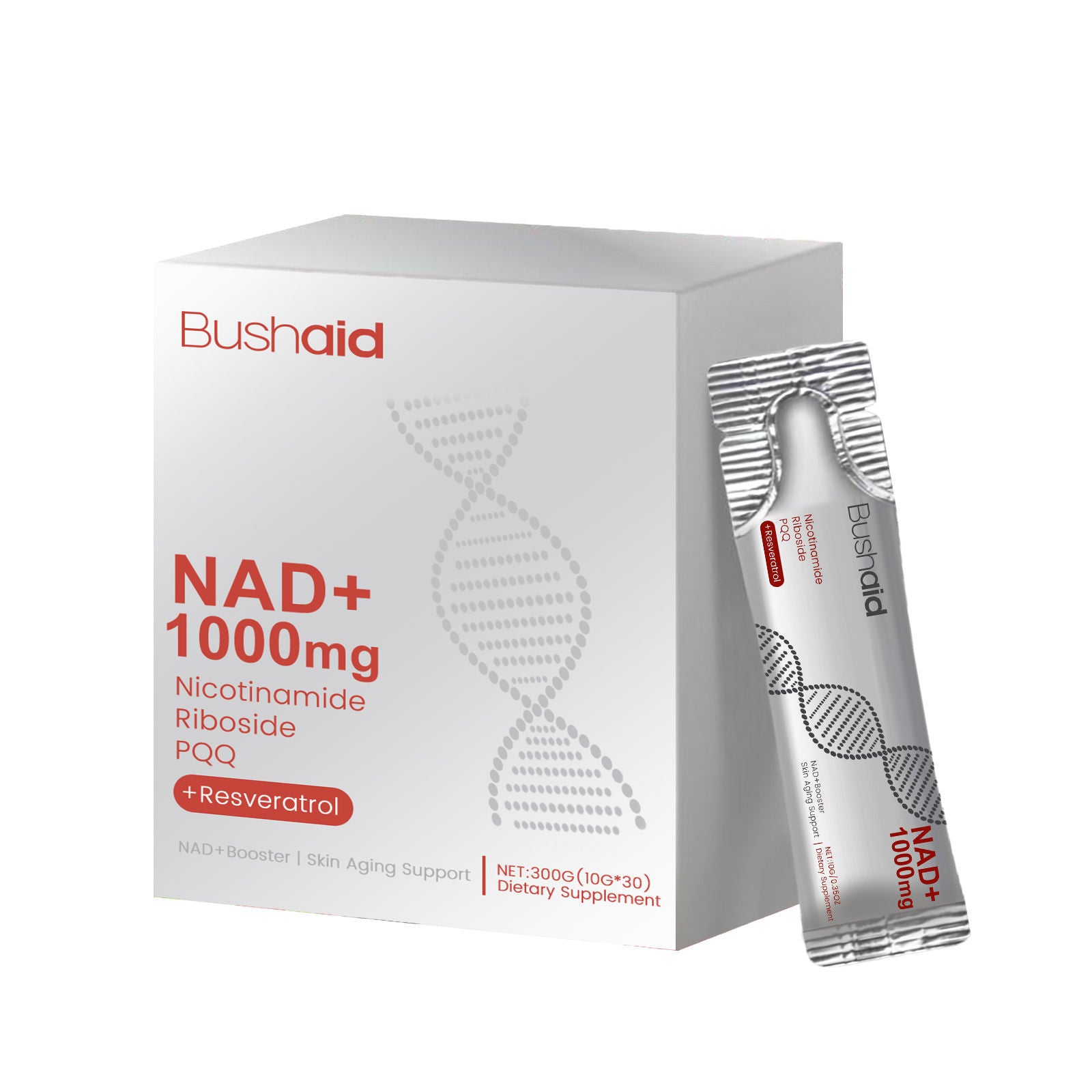 Revitalize Your Body with BushAid Anti-Aging Drink, Boost Energy & Personal Care ,300g