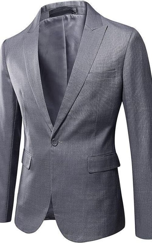 Gray Coat Pant Vest Tuxedo, Elegant Formal Attire for Weddings, Ideal Gift