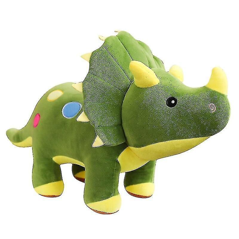 40/100cm Jumbo Triceratops Stegosaurus Plush Toy - Soft Stuffed Dinosaur Decor for Kids Bedroom/Playroom