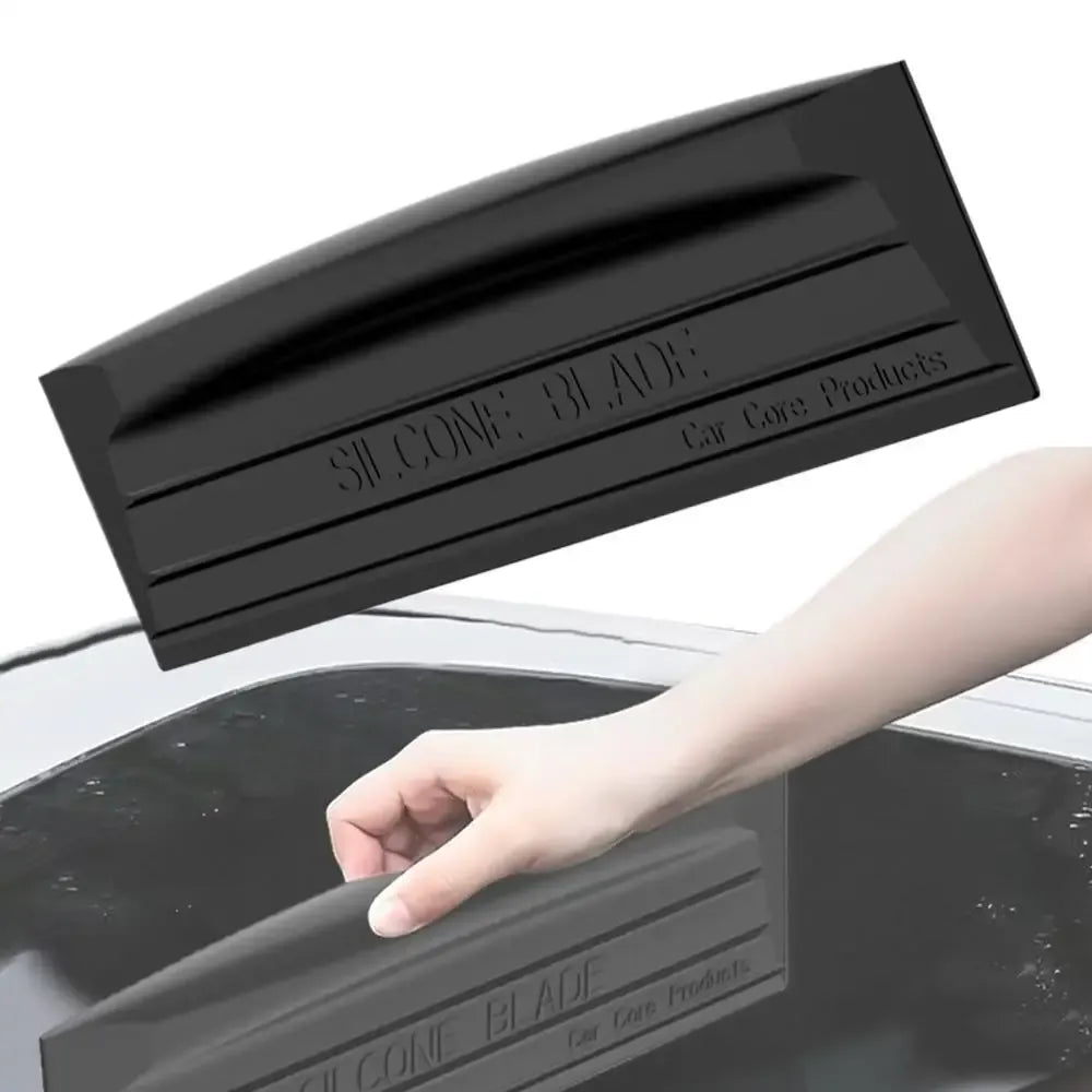 Silicone Car Window Squeegee Multi-Purpose Scratch-Free Cleaning Tool for Glass Mirror