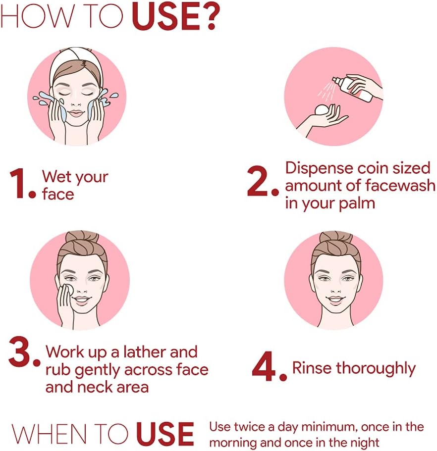 Good Vibes Rosehip Deep Cleansing Face Wash (120 ml)