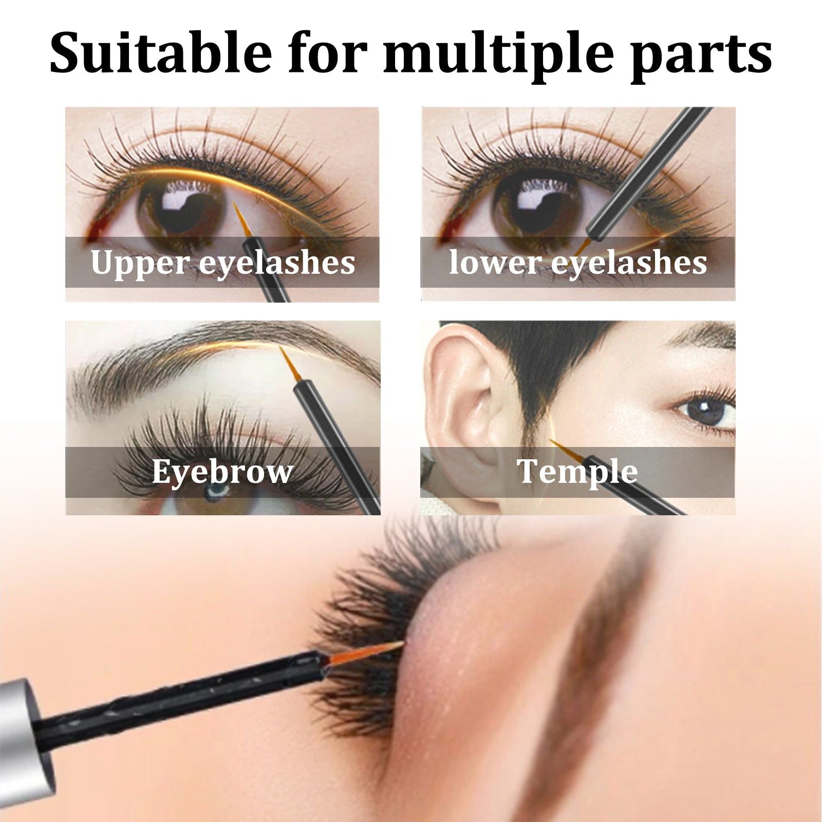 Eyelash Boost Serum for Slender Dense Lashes, Natural Curl, Long Lasting, Nourishing ,3ml