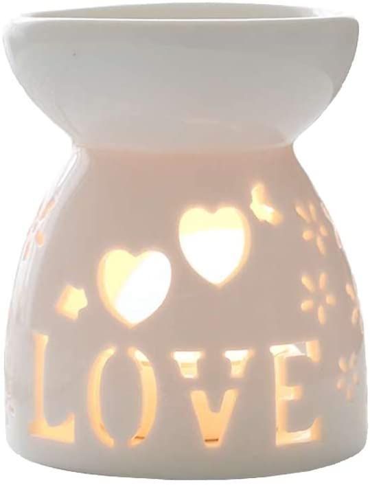 Ceramic Oil Burners Aromatherapy Essential Oil Candle Holder Night Fragrance Lamp
