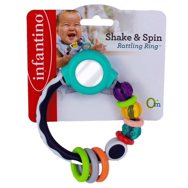 Infantino - Shake & Spin Rattling Ring