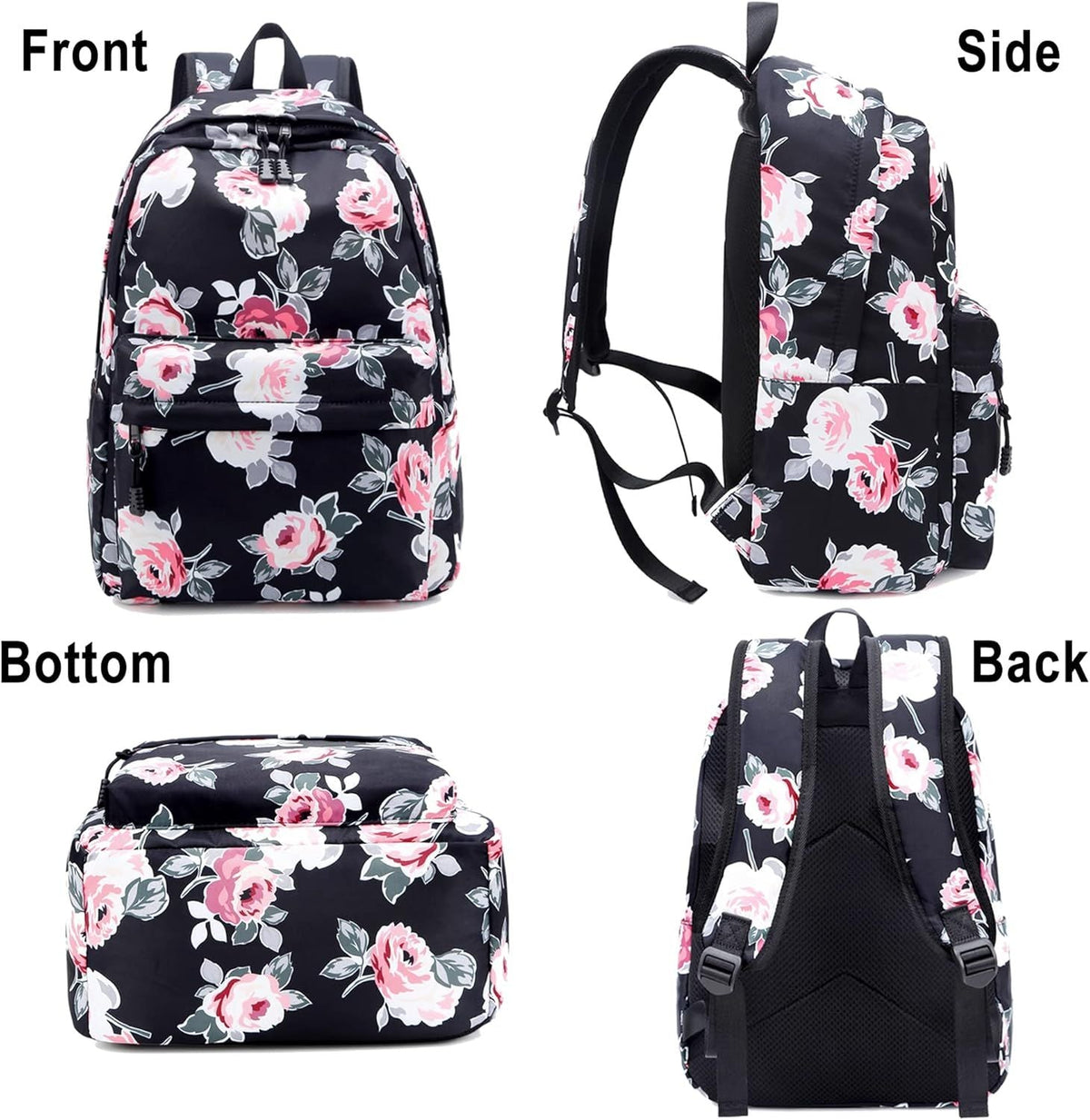 Teen Backpacks for Girls School Bags Student Bookbags with Lunch Box Pencil Case