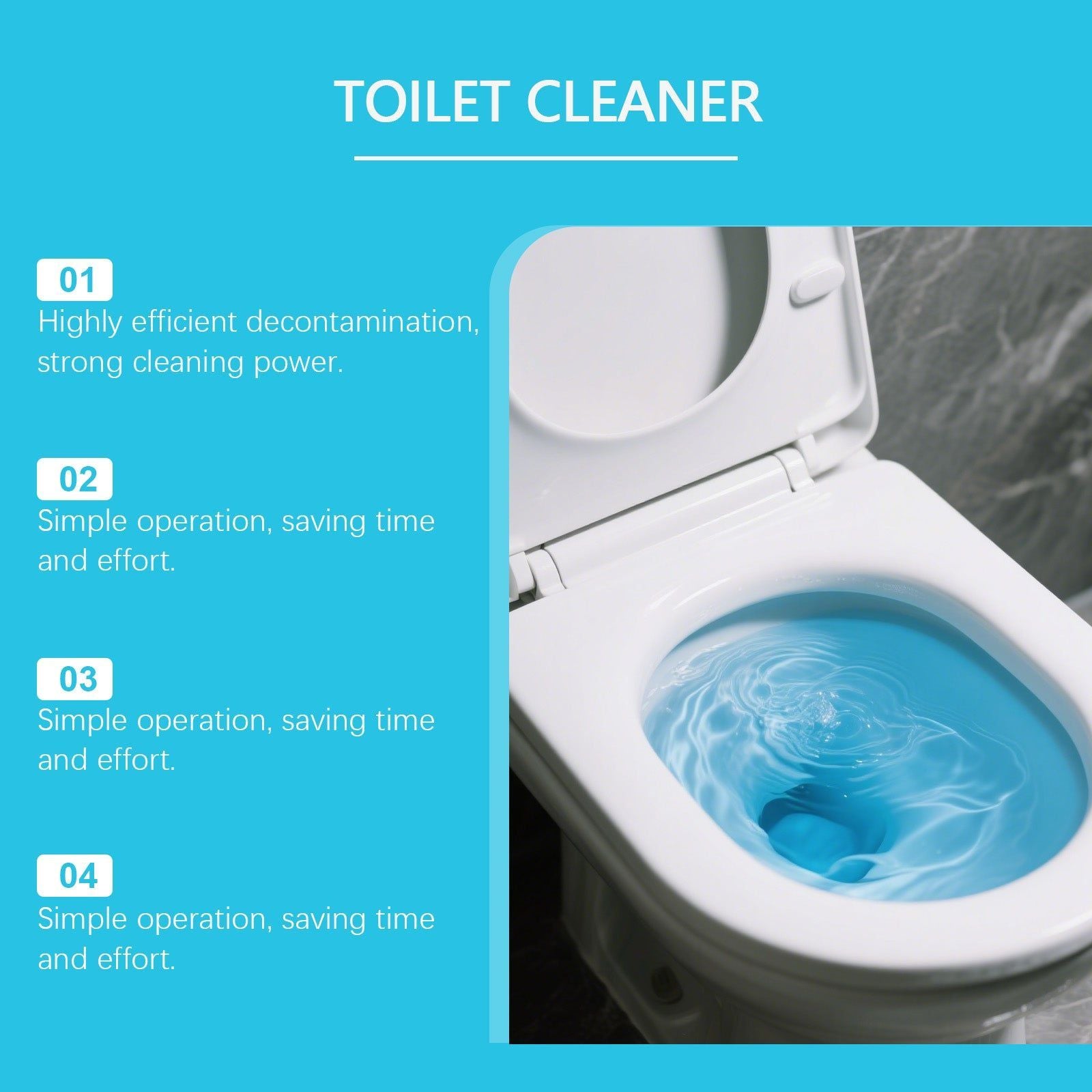 Automatic Toilet Cleaning Blocks, Remove Scale, Freshen Bathroom, Easy & Effective ,120g