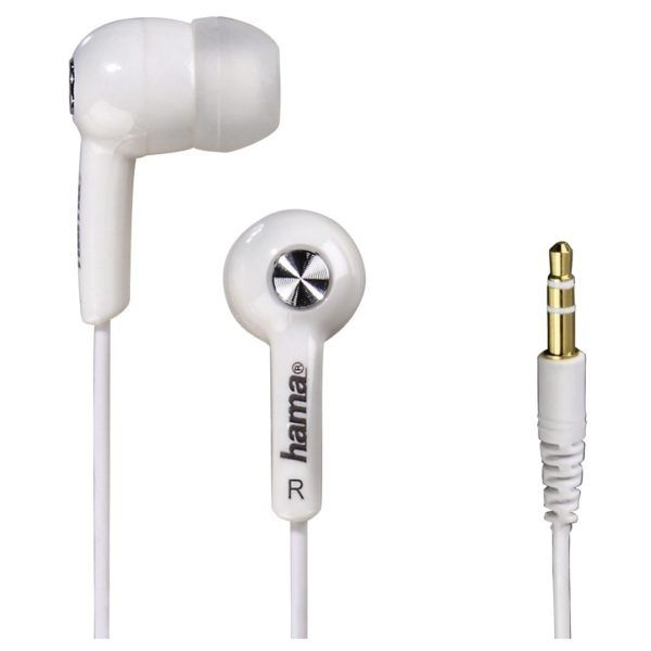 HAMA 122724 STEREO EARPHONE WHITE