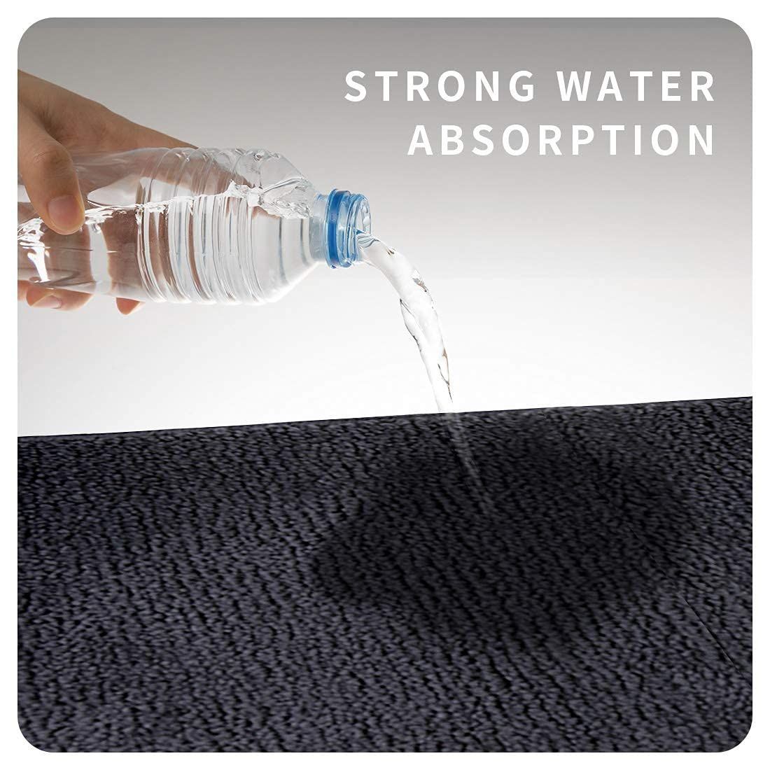 AIESY®  Beautiful Super-Soft Solid Runner Anti Skid Rug