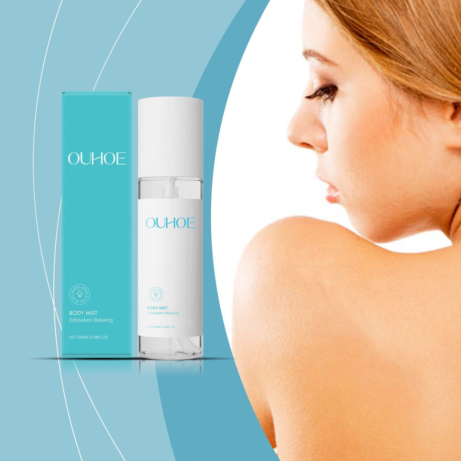 Back Body Spray, Hydrating Moisturizer, Smooths Skin, Oil Control, Refreshing ,100ml