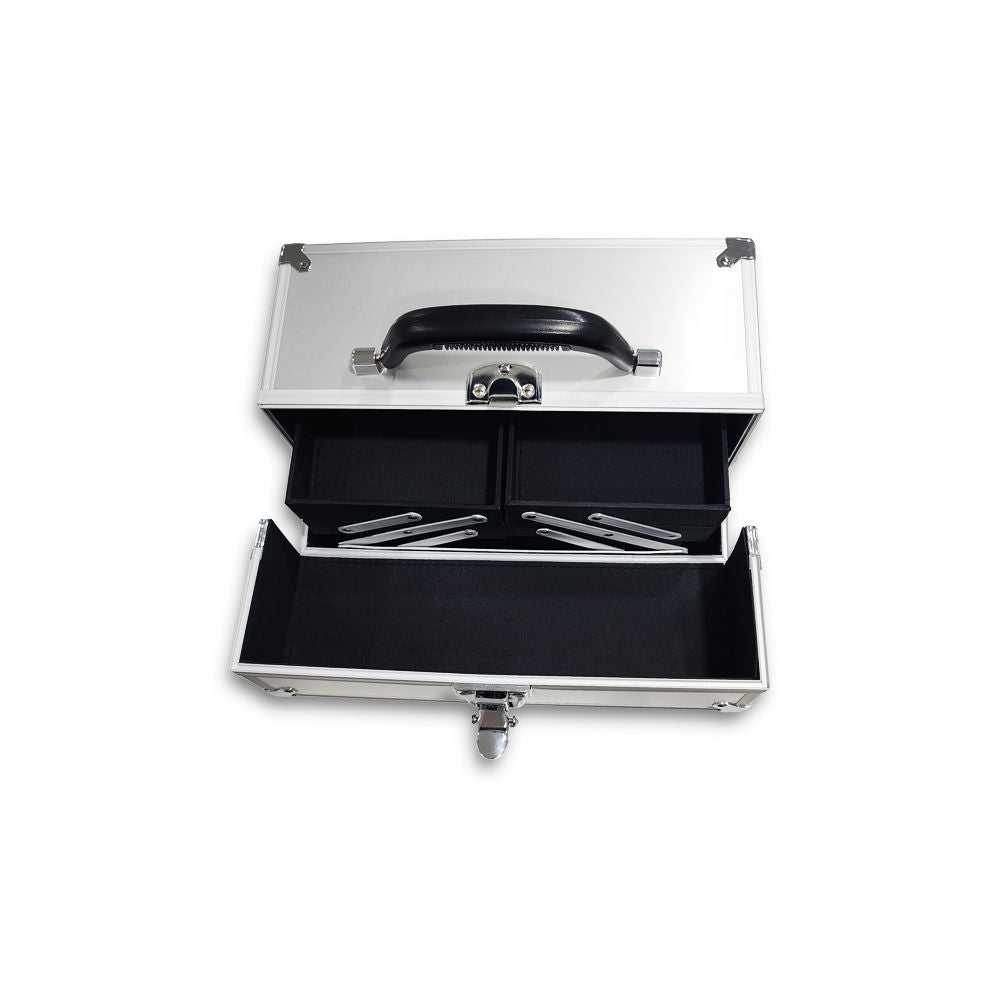 Onetech Aluminum Tool Box with keys, Silver